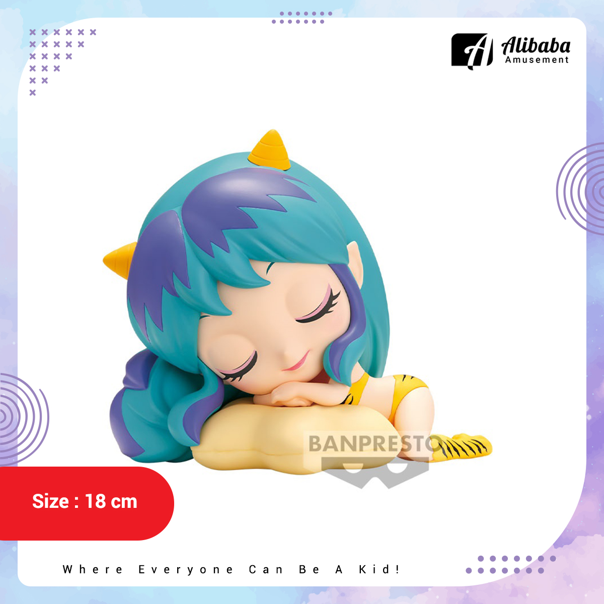 Urusei Yatsura ANIMEver. Q posket sleeping-LUM-(ver.A)