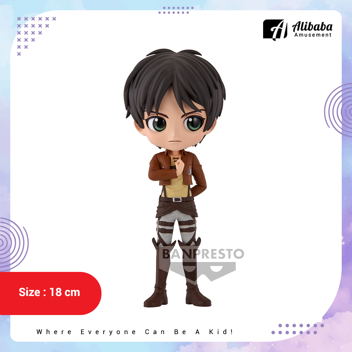 Attack on Titan Q posket-EREN YEAGER- vol.2(ver.A)