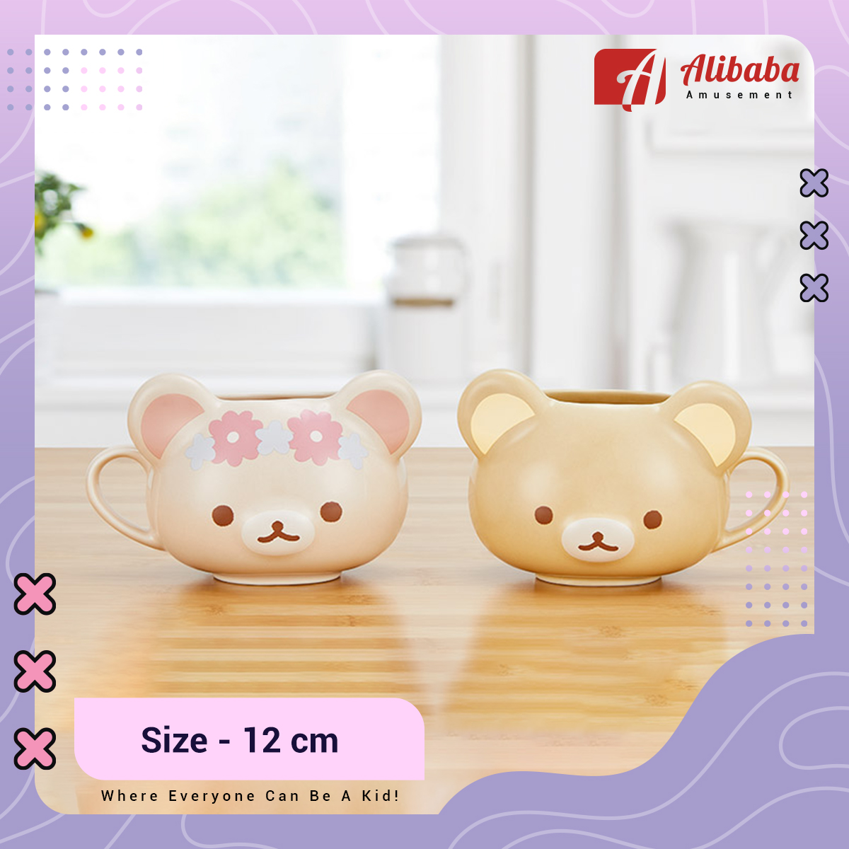 RILAKKUMA RILAKKUMARCHE FACE TYPE MUGS