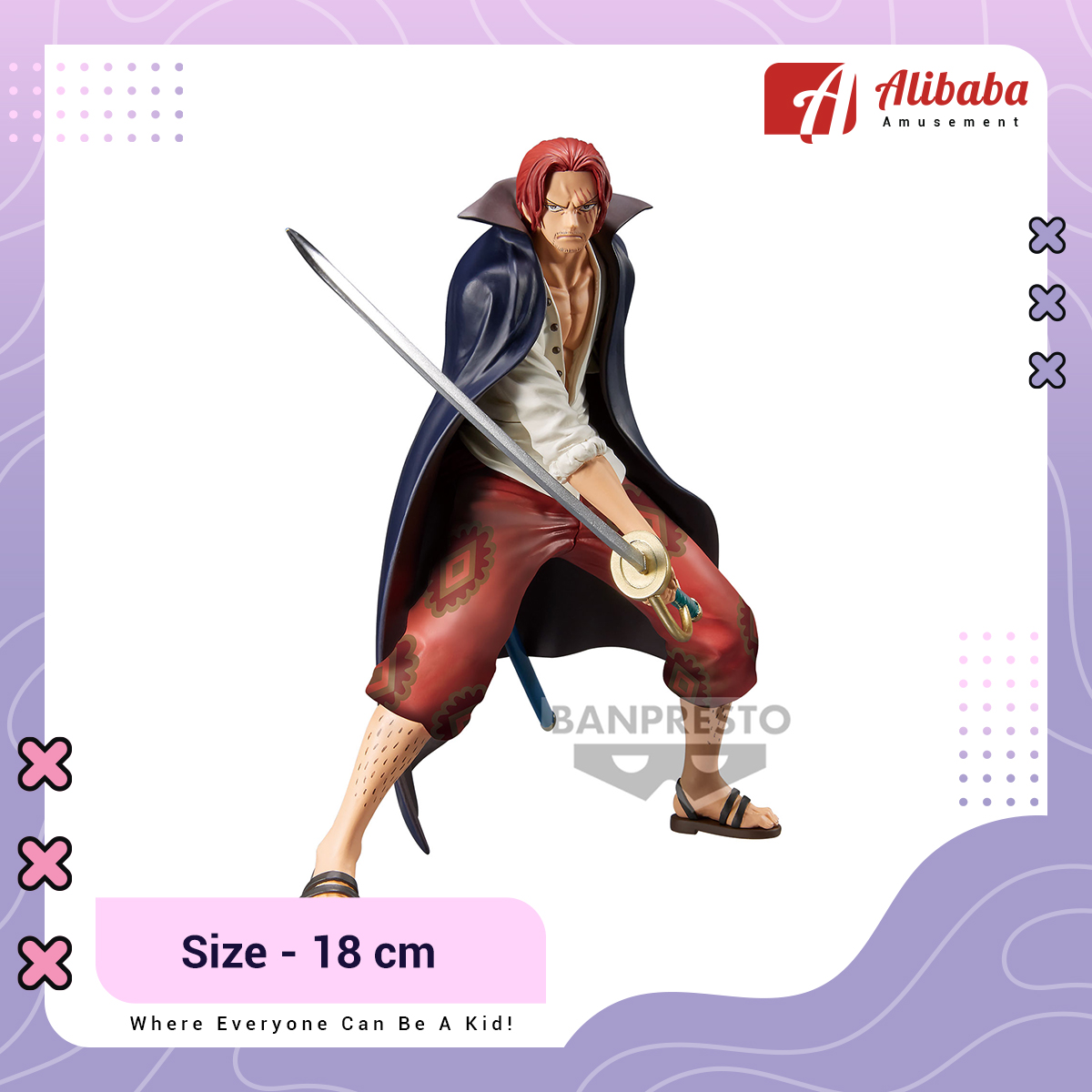 [ONE PIECE FILM RED] DXF POSING FIGURE-SHANKS-