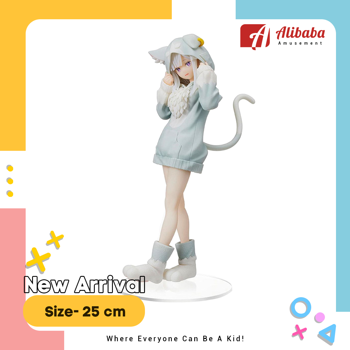 “Re:ZERO -Starting Life in Another World-” SPM Figure “Emilia – The Great Spirit Puck-“