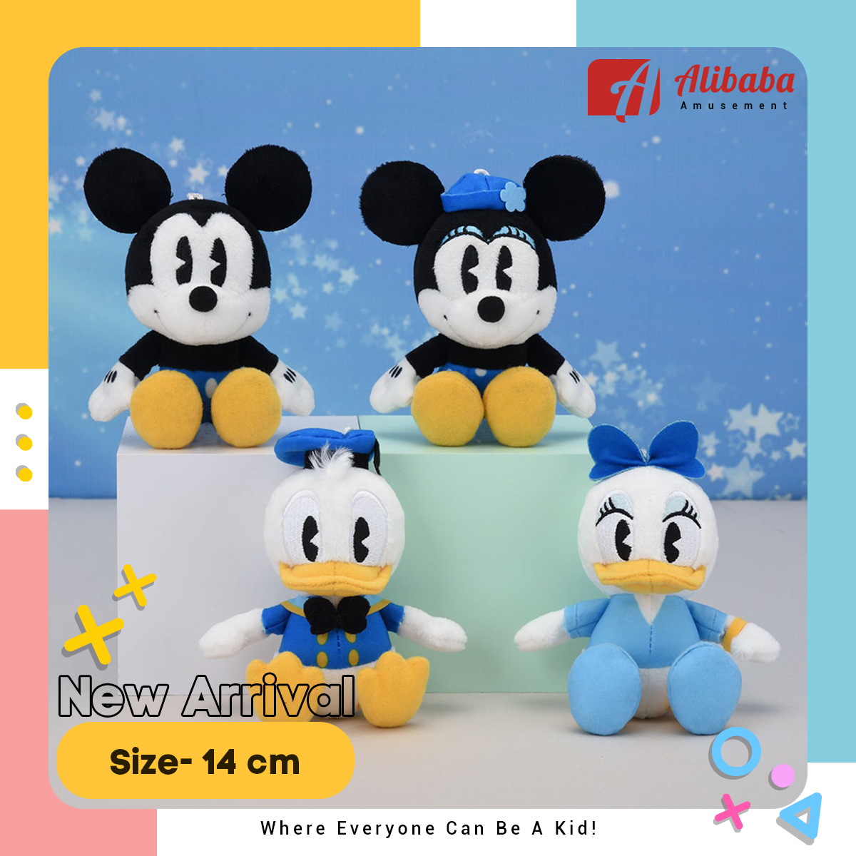 “Mickey and His Friends” Mascot Blue Ver.