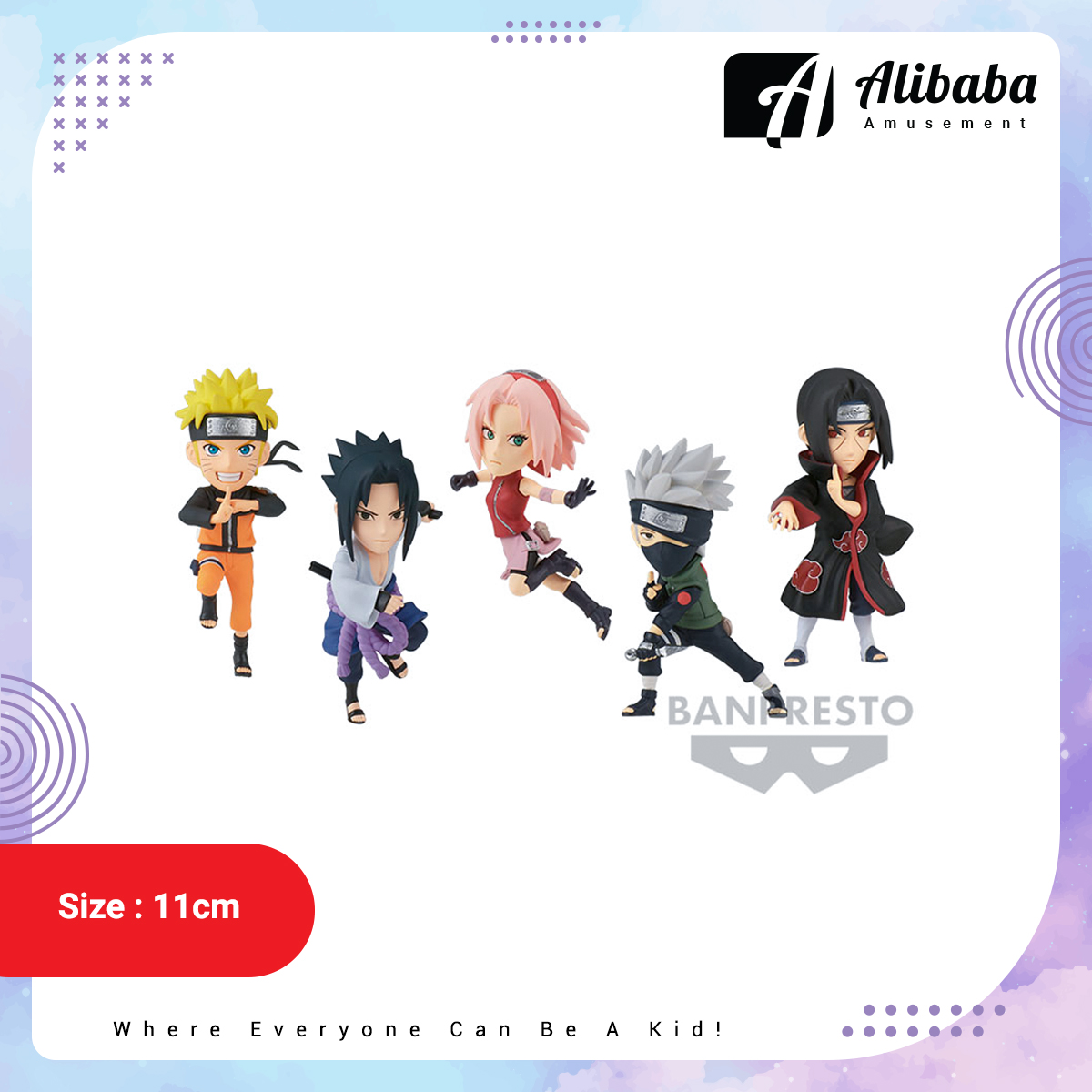 NARUTO SHIPPUDEN WORLD COLLECTABLE FIGURE