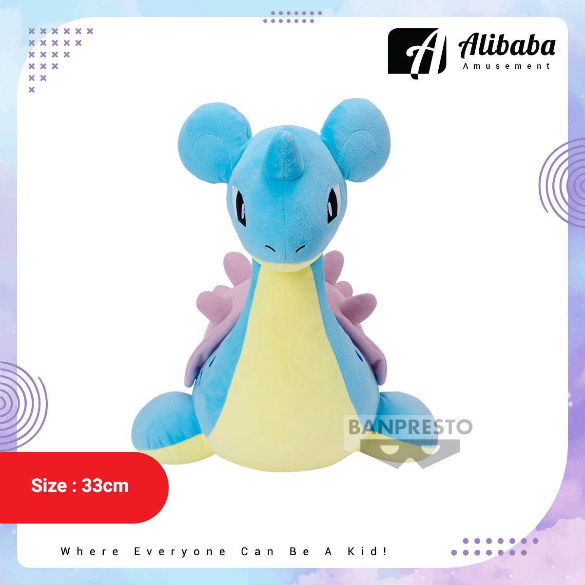 POKEMON SUPER BIG PLUSH COLOR SELECTION -blue-