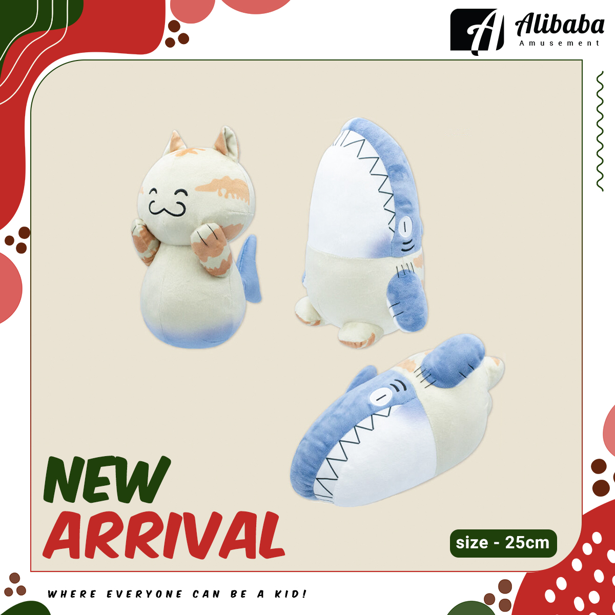 YUGASHI CUTE CHIMAERA PLUSH BIG