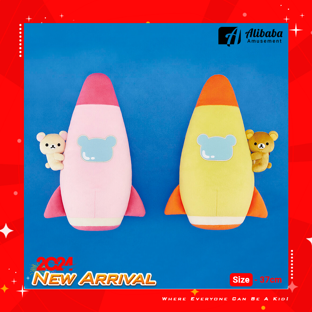 RILAKKUMA SPACE DE DARARAN ROCKET PLUSH XL