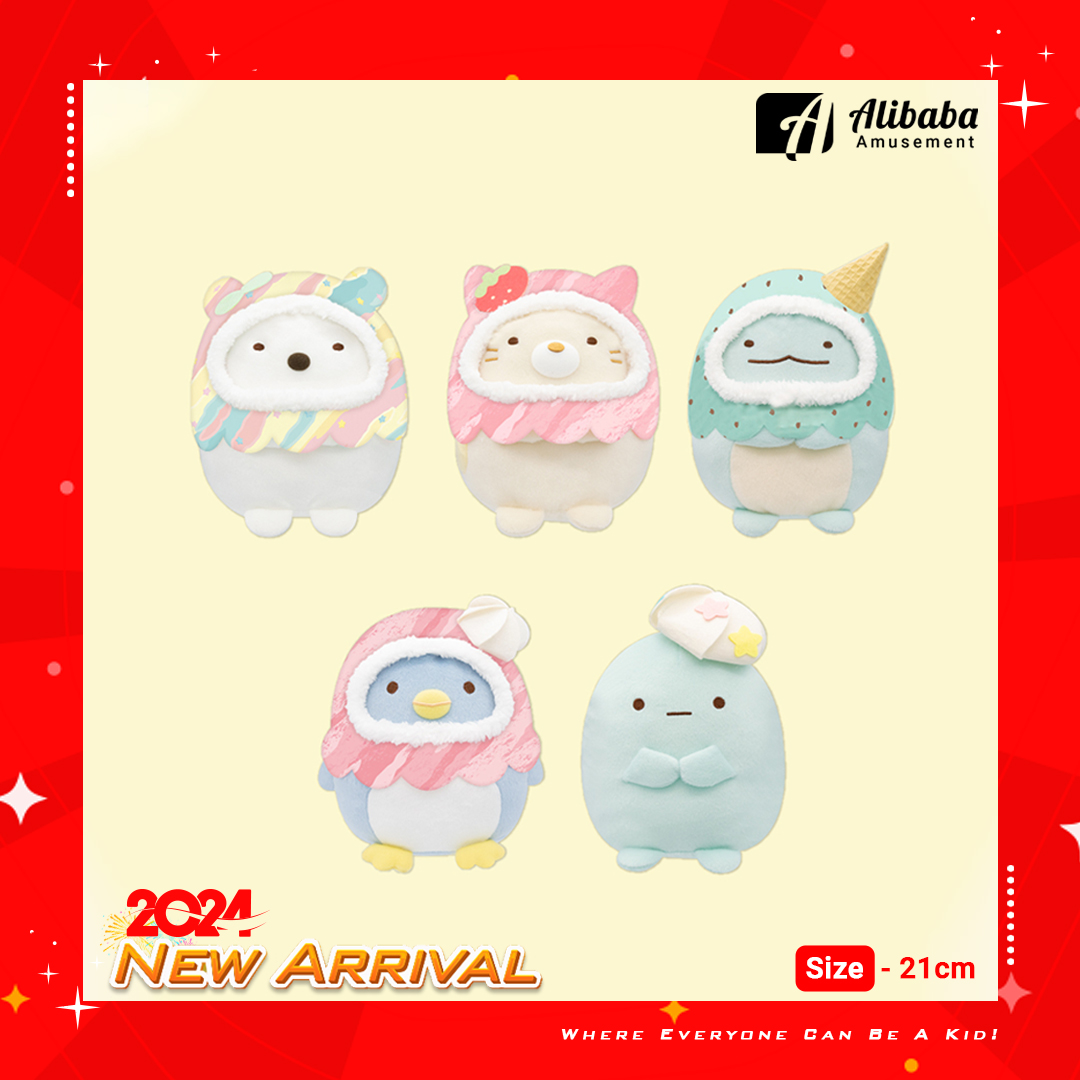 SUMIKKO GURASHI PENPEN ICE CREAM NARIKIRI KOROTTO PLUSH