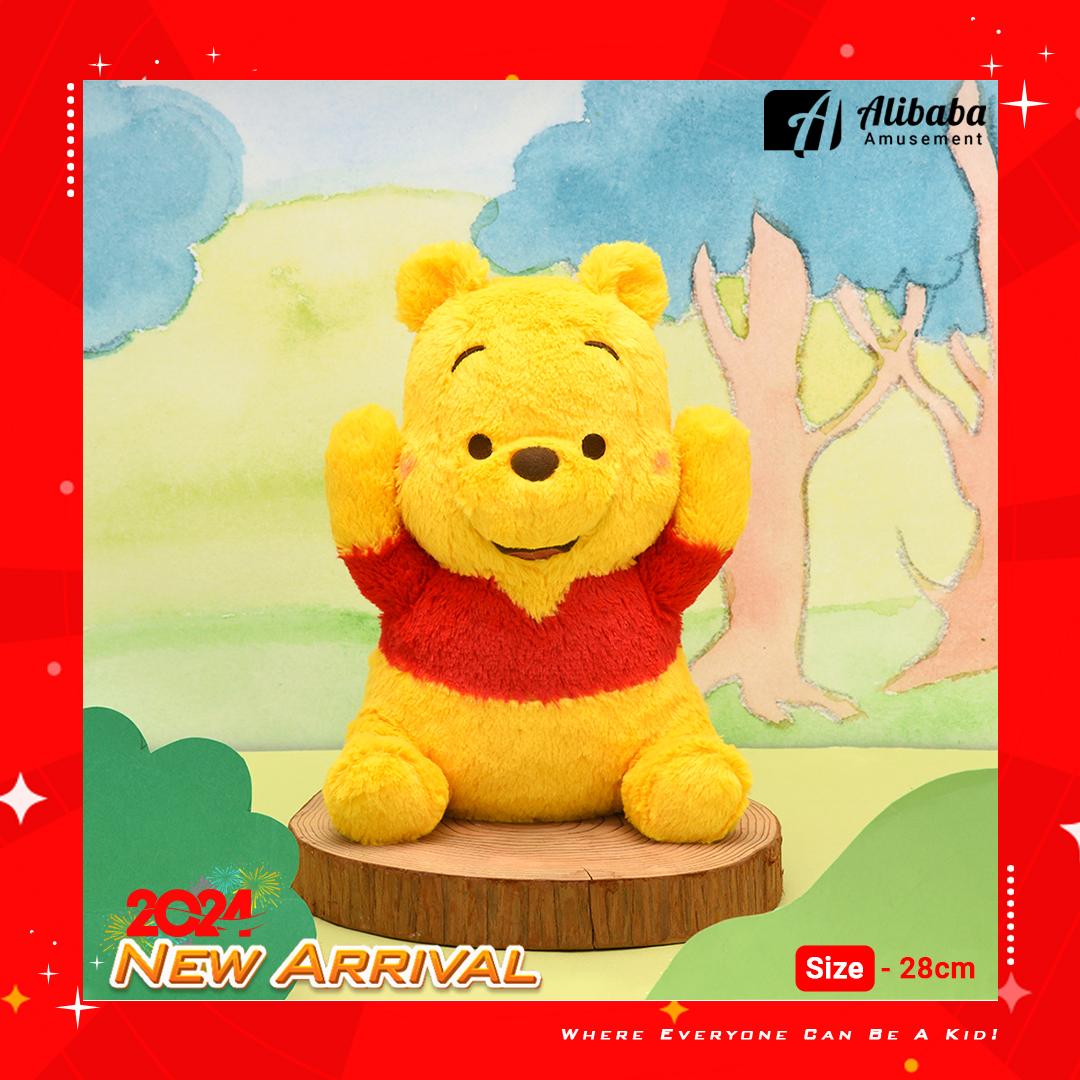 Red-Cheek “Winnie The Pooh” L Plush Hooray Ver.