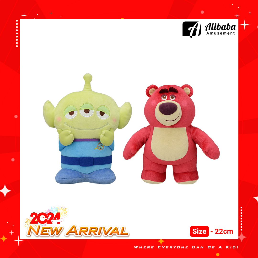 Red-Cheek “Toy Story” M Plush Sleepy Eyes Ver. “Lots-o’-Huggin’ Bear & Alien”