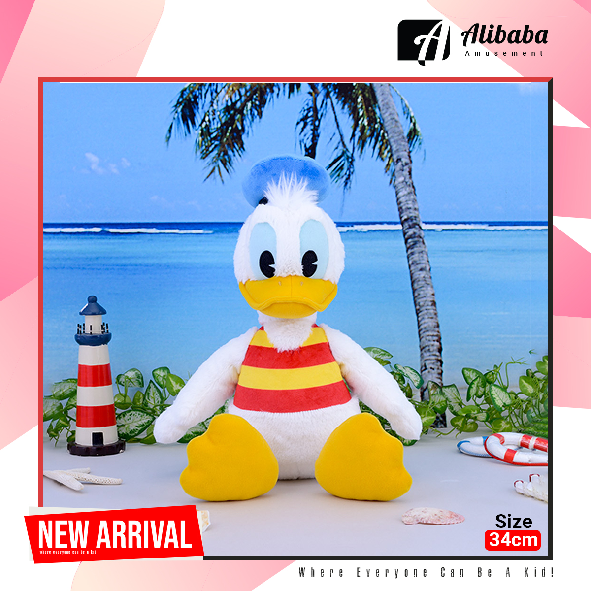 “Donald Duck” L Plush Swimwear Ver.