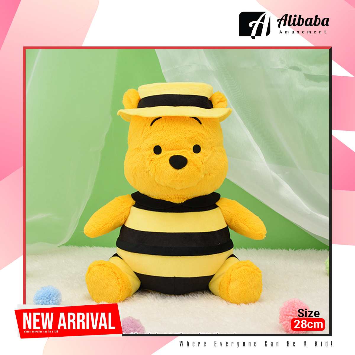 “Winnie The Pooh” L Plush Honey Song Ver.