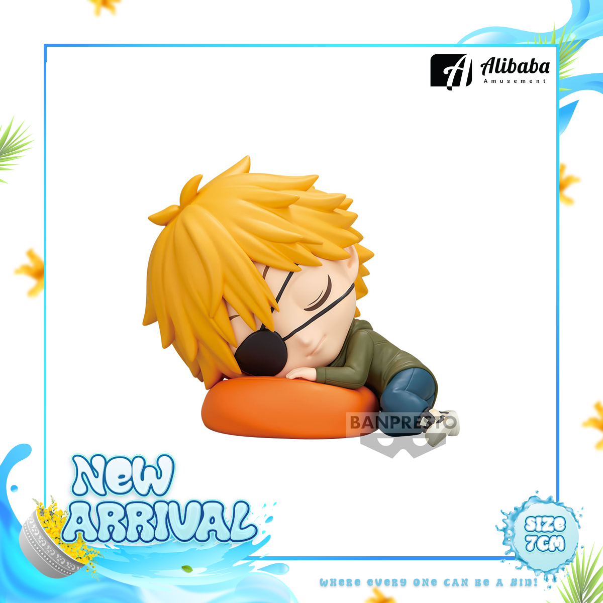 CHAINSAW MAN Q posket sleeping-DENJI-Branch – Pansodan, Junction Square, The Move Mdy