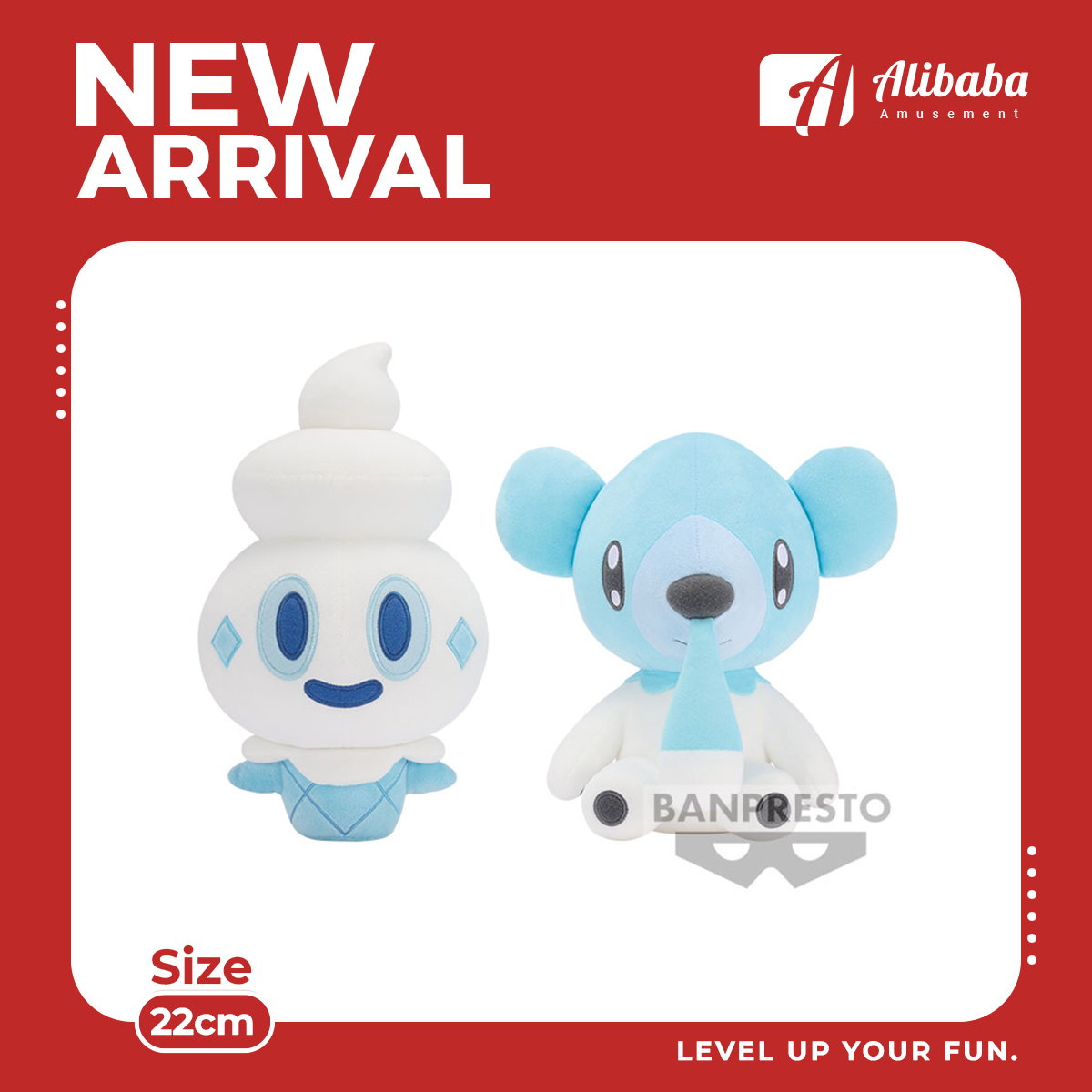 POKEMON BIG PLUSH～Vanillite･Cubchoo～