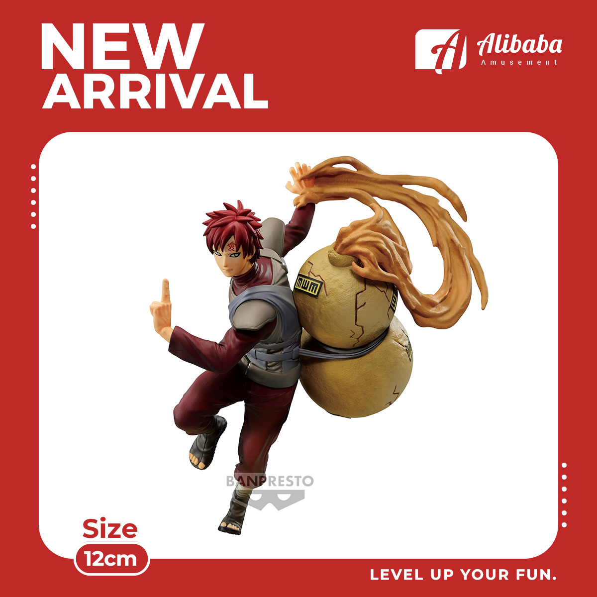 NARUTO SHIPPUDEN BANPRESTO FIGURE COLOSSEUM GĀRA