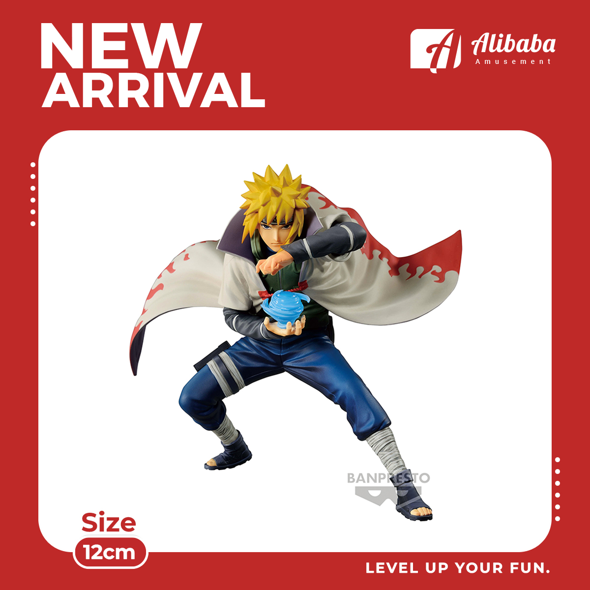 NARUTO SHIPPUDEN BANPRESTO FIGURE COLOSSEUM NAMIKAZE MINATO