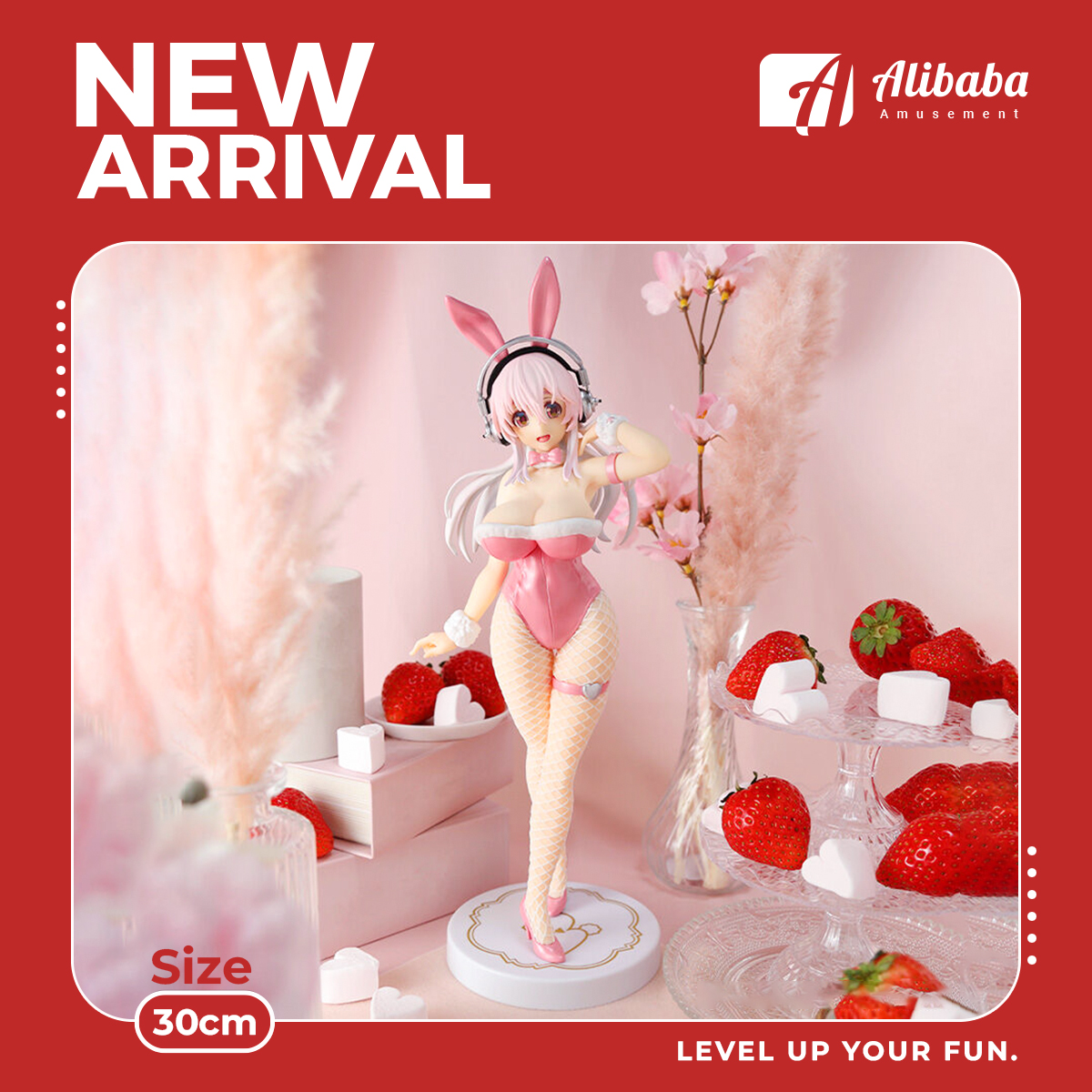 SUPER SONICO BiCute Bunnies Figure -SUPER SONICO Pink ver.-