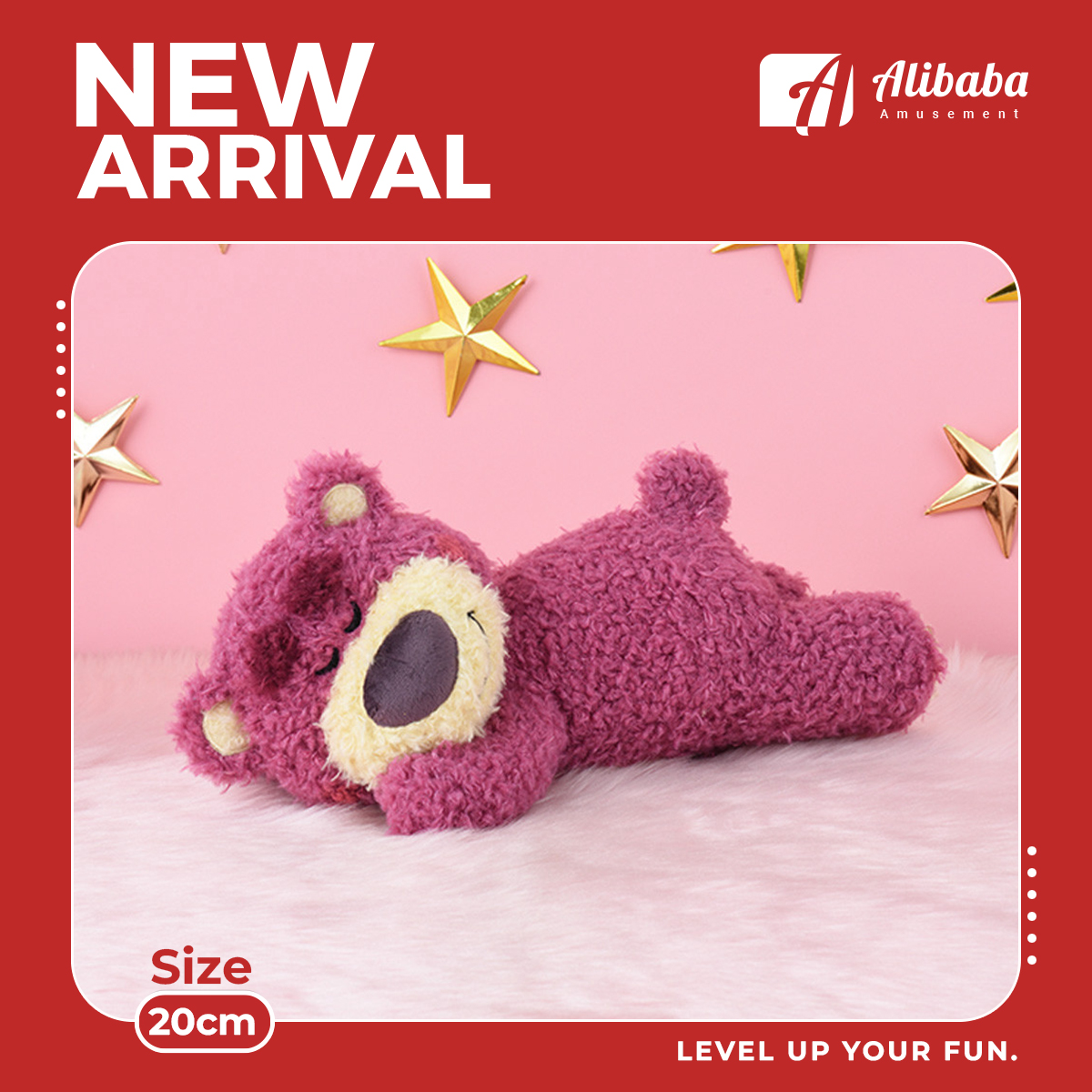 Red-Cheek Fuwaron “Lots-o’-Huggin’ Bear” L Plush Good Night Ver.