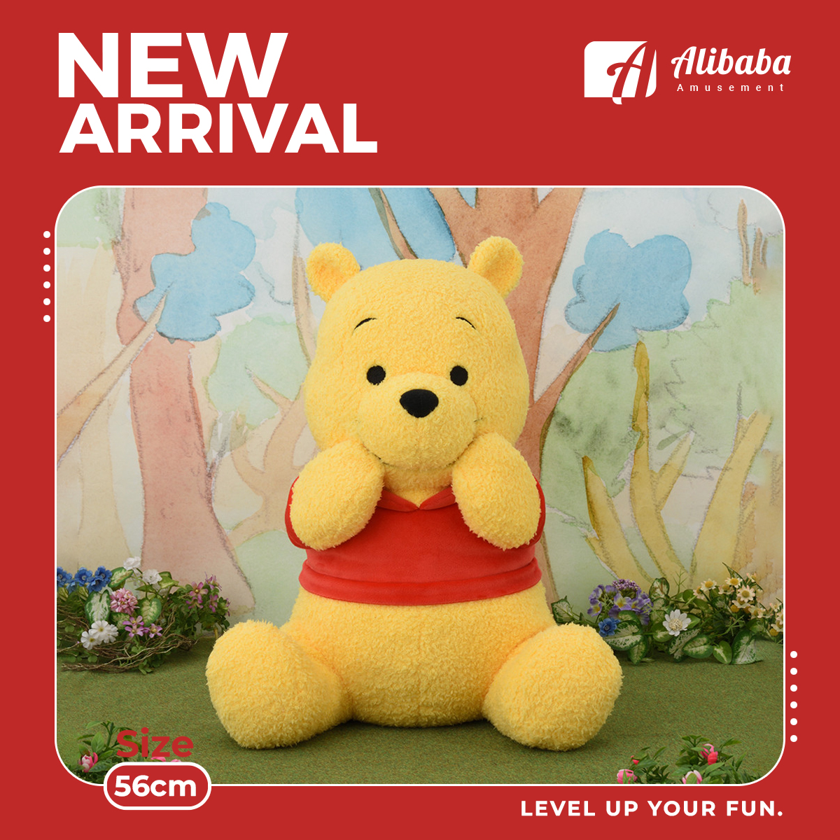 “Winnie The Pooh” Howapote Super Large Plush Chuckling Ver.