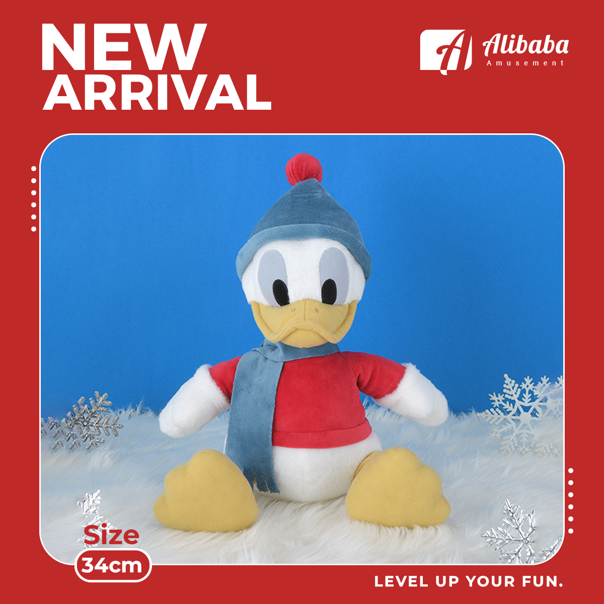 “Donald Duck” L Plush Winter Ver.