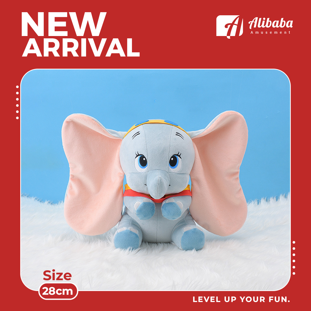 “Dumbo” L Plush Goggles Ver.