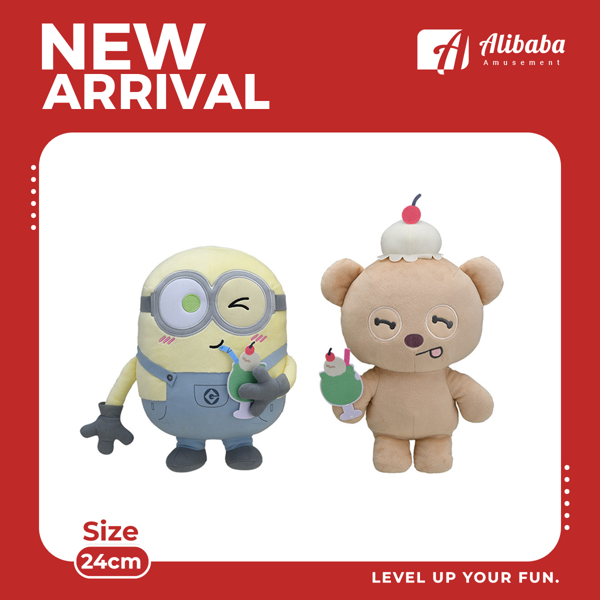 “Minion” L Plush “Bob & Tim” ~Cream Soda~