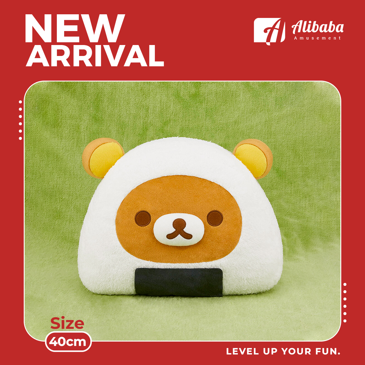 RILAKKUMA ONIGIRI PLUSH XL PREMIUM