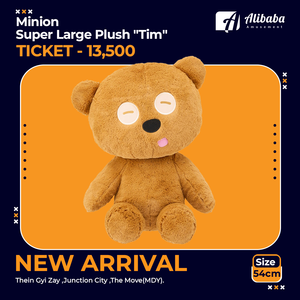 “Minion” Super Large Plush “Tim”