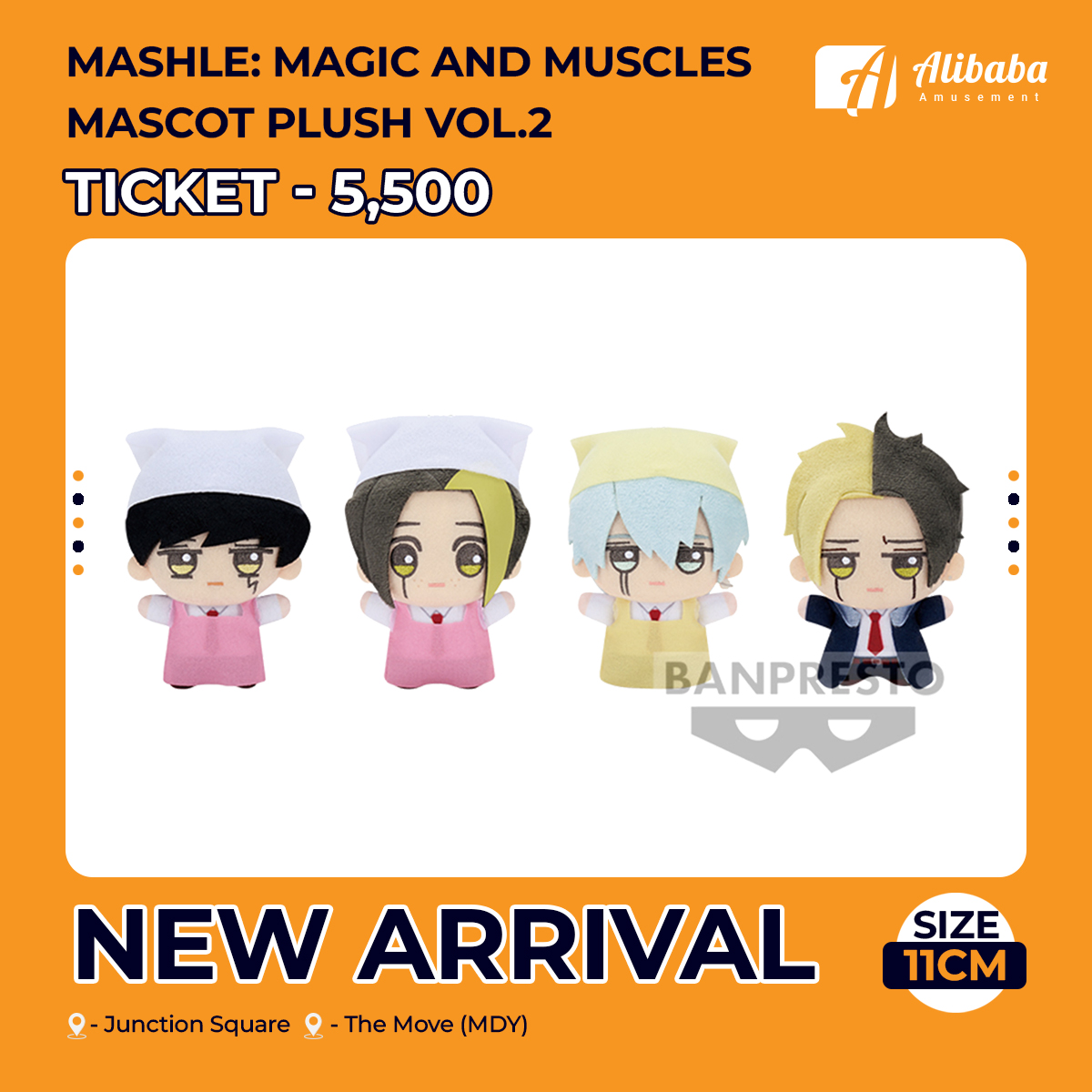 MASHLE: MAGIC AND MUSCLES MASCOT PLUSH vol.2