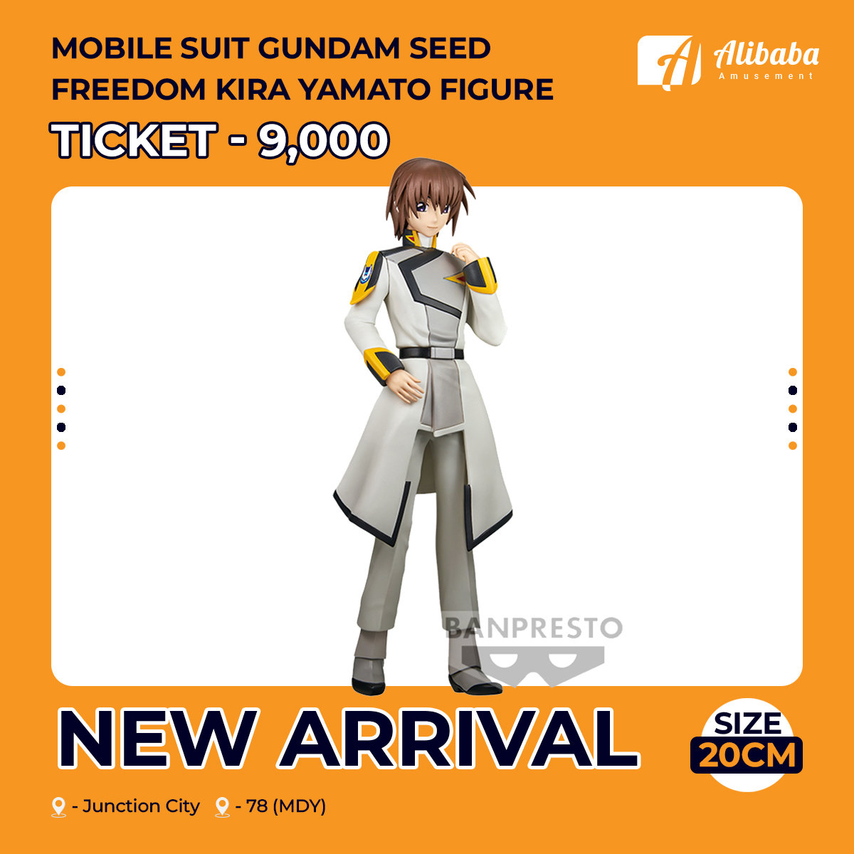 MOBILE SUIT GUNDAM SEED FREEDOM KIRA YAMATO FIGURE