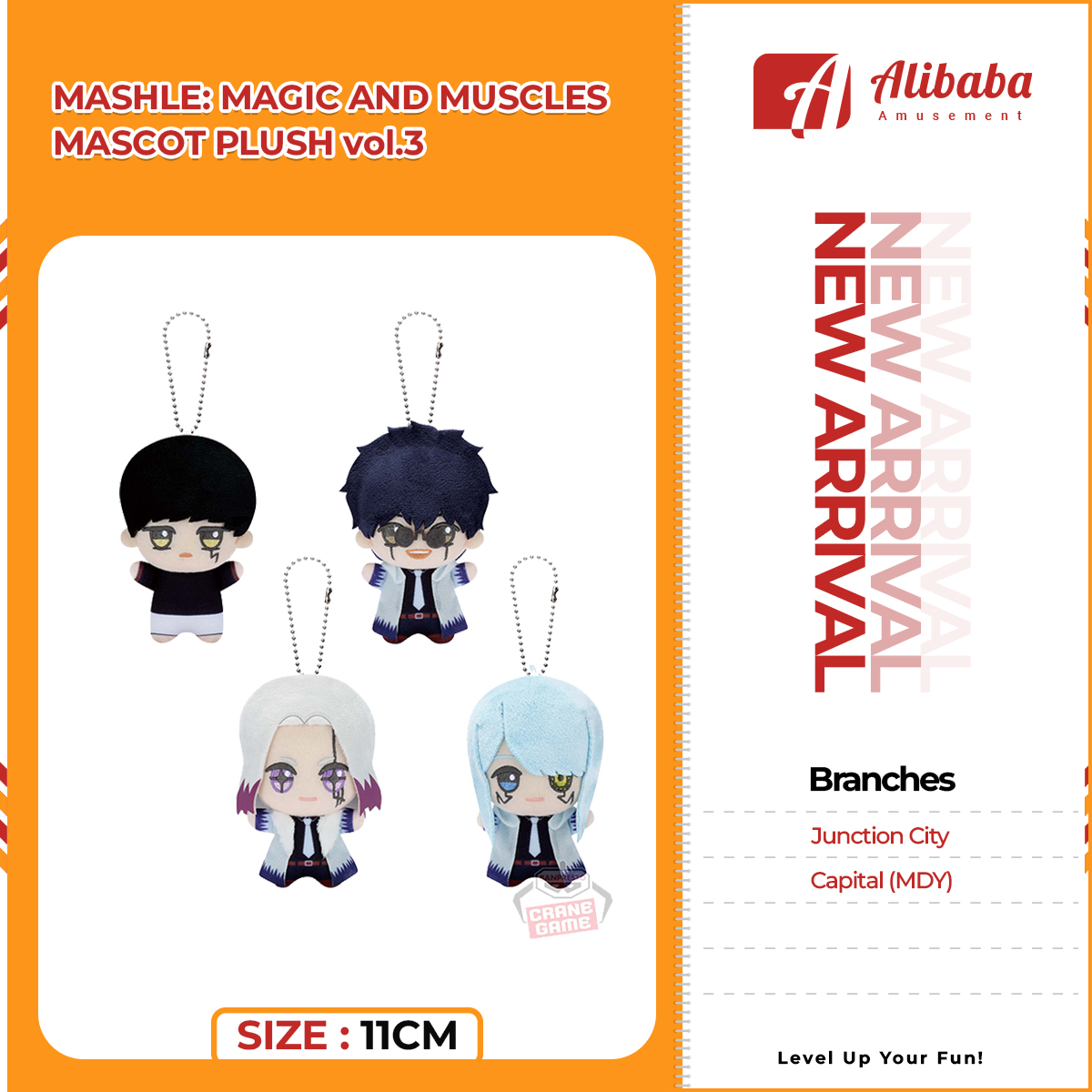 MASHLE: MAGIC AND MUSCLES MASCOT PLUSH vol.3