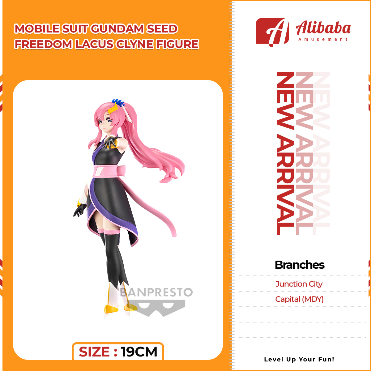 MOBILE SUIT GUNDAM SEED FREEDOM LACUS CLYNE FIGURE