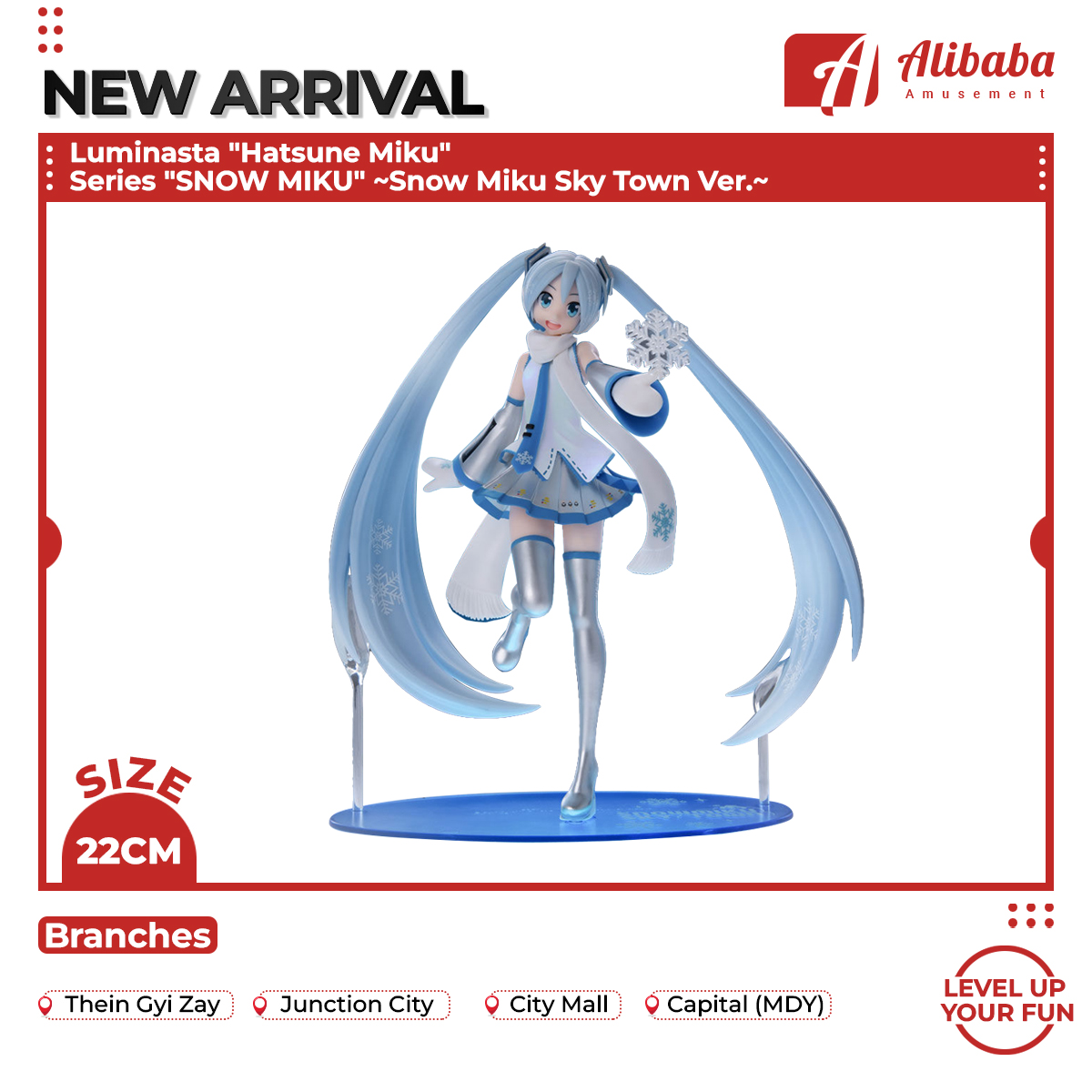 Luminasta “Hatsune Miku” Series “SNOW MIKU” ~Snow Miku Sky Town Ver.~