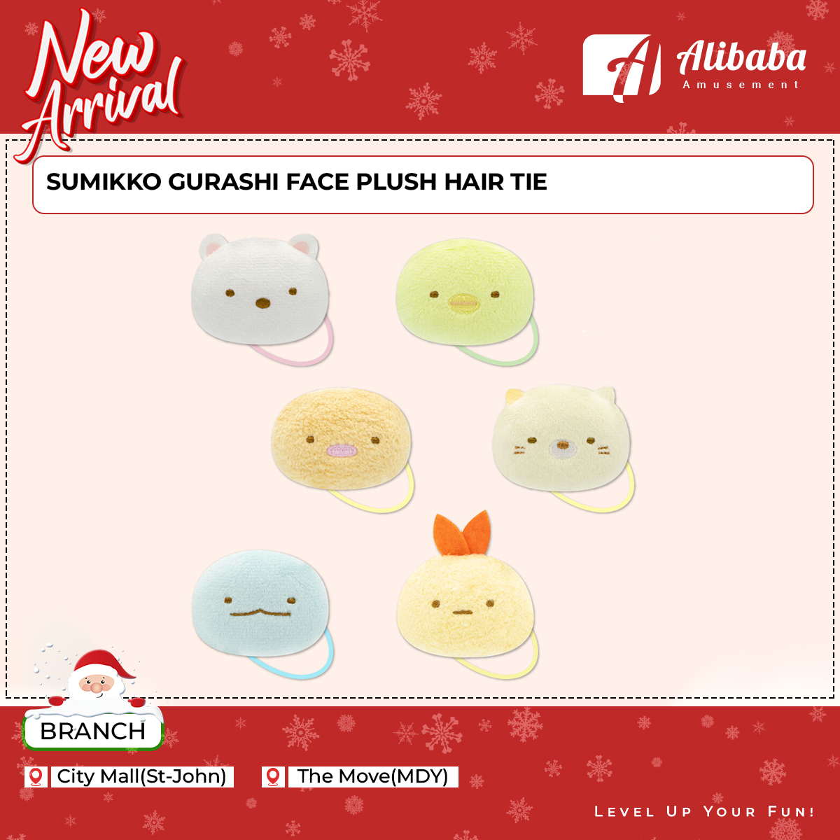 SUMIKKO GURASHI FACE PLUSH HAIR TIE