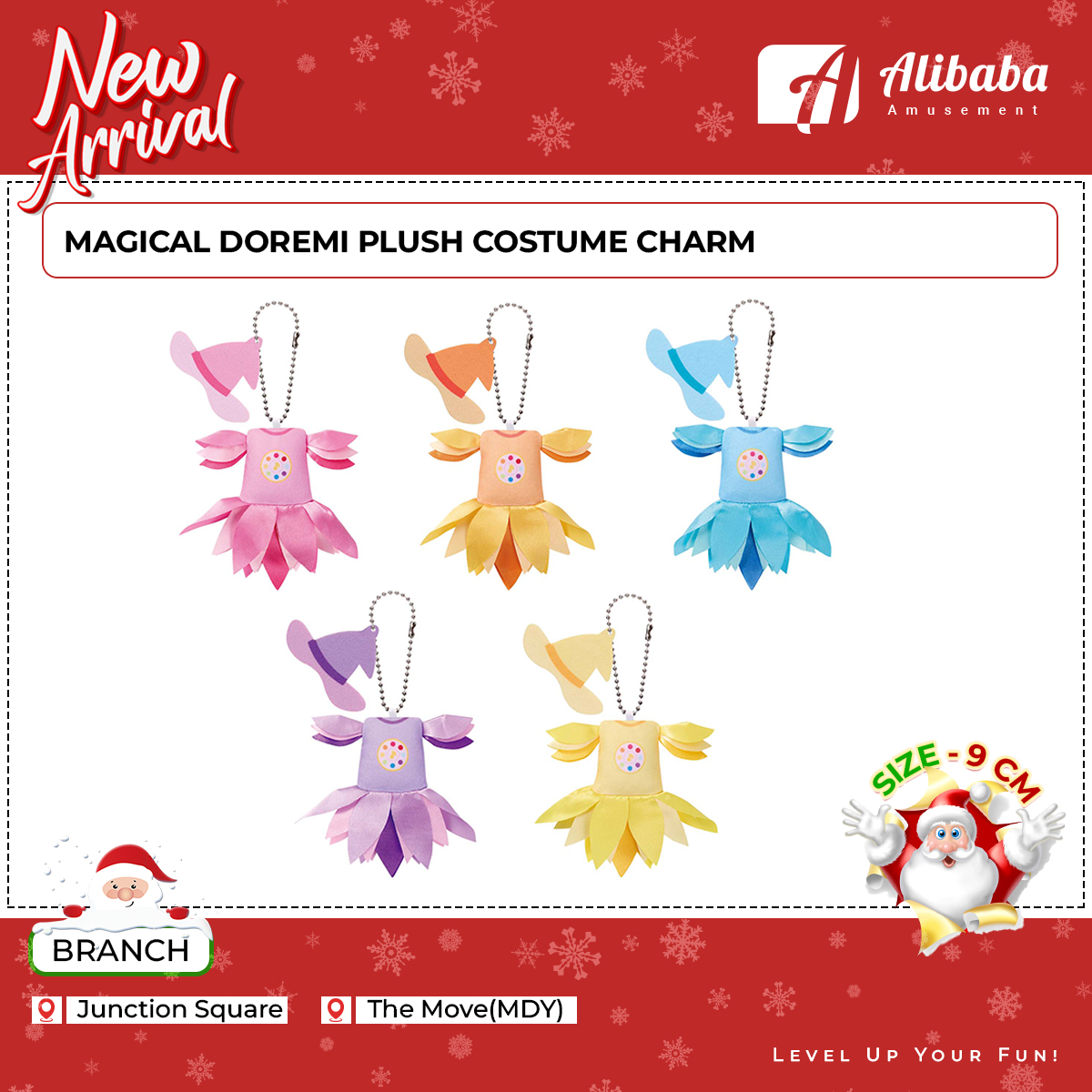 MAGICAL DOREMI PLUSH COSTUME CHARM