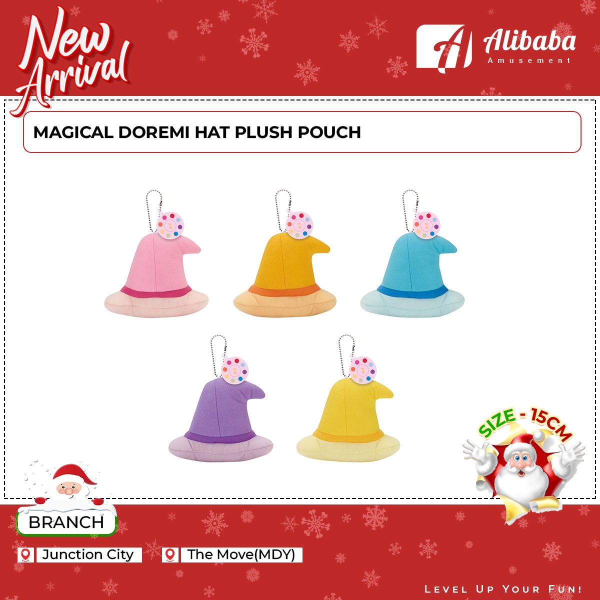 MAGICAL DOREMI HAT PLUSH POUCH