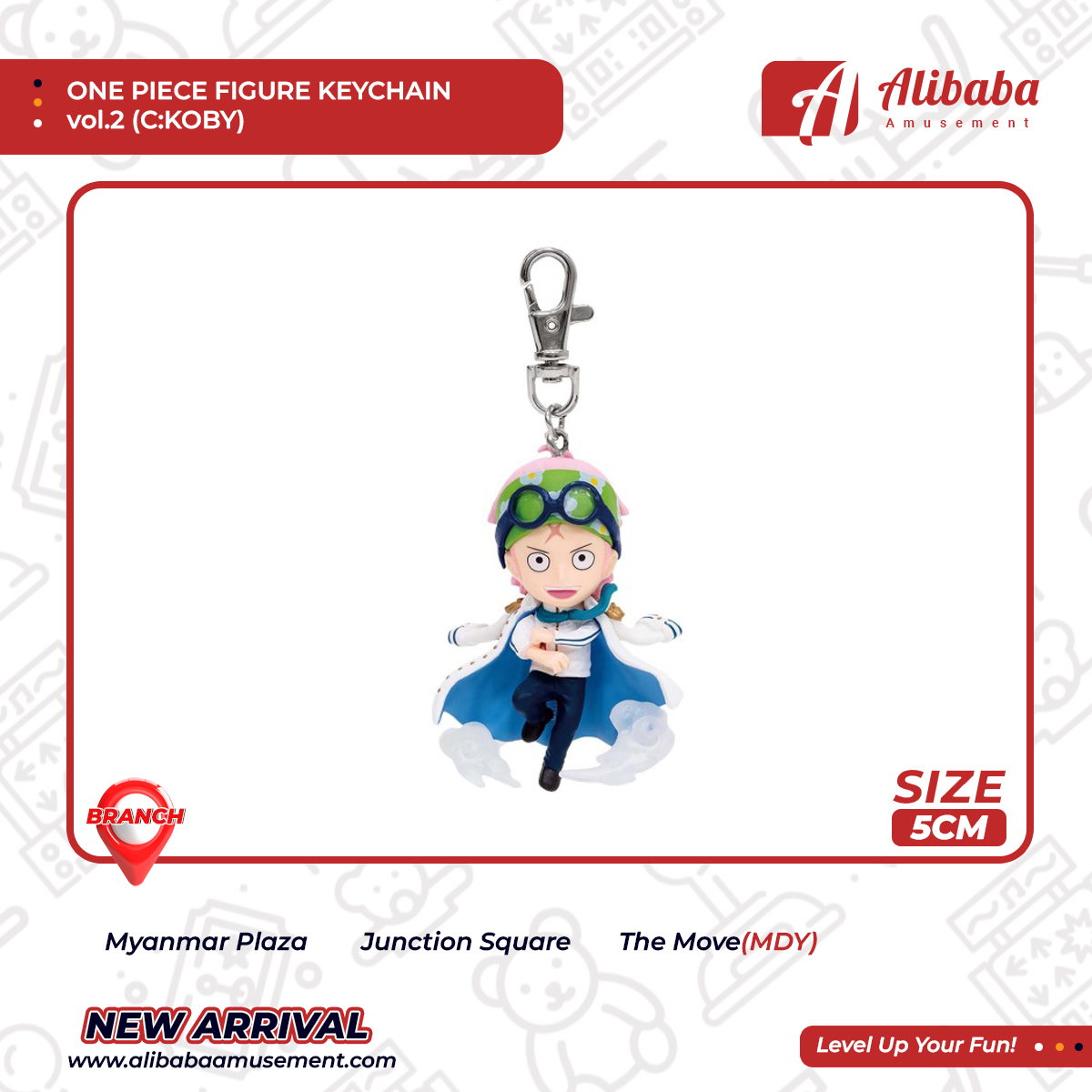 ONE PIECE FIGURE KEYCHAIN vol.2 (C:KOBY)