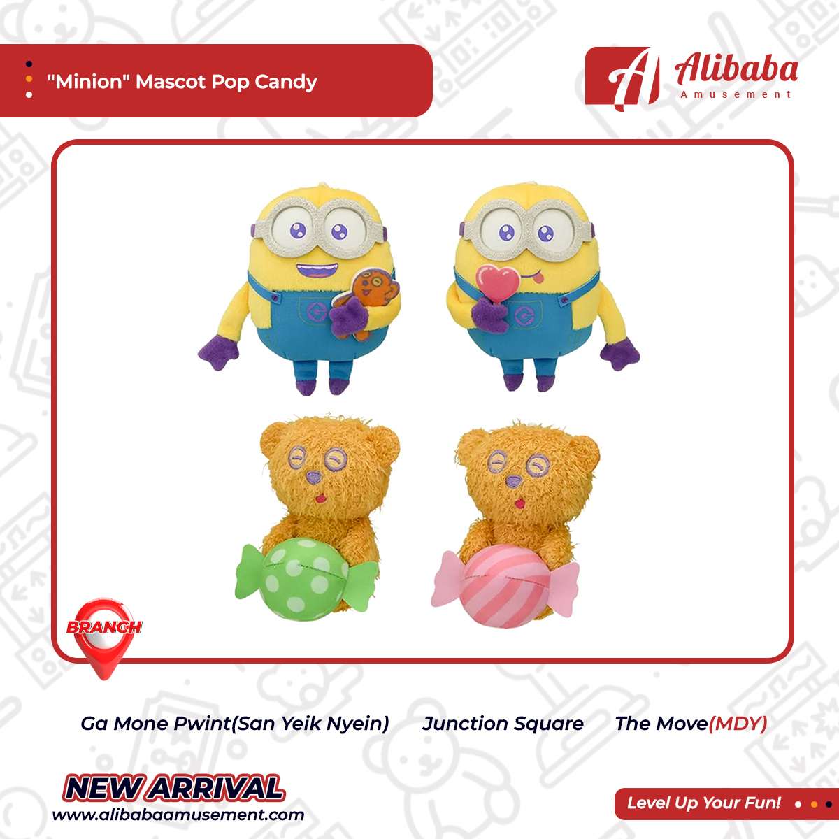 “Minion” Mascot Pop Candy