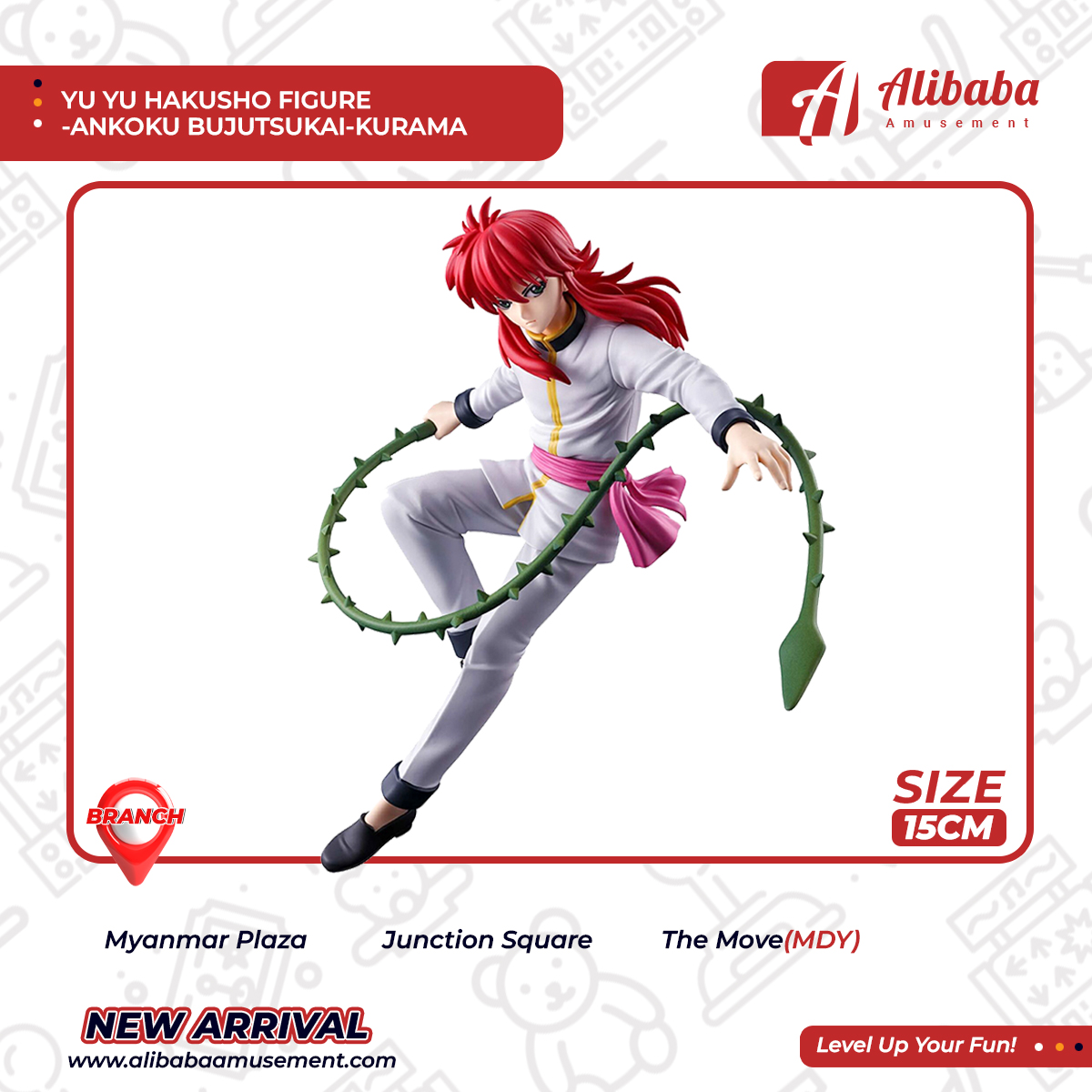 YU YU HAKUSHO FIGURE-ANKOKU BUJUTSUKAI-KURAMA