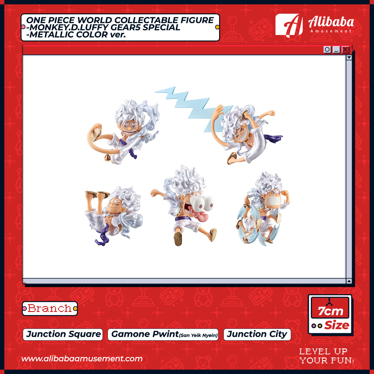 ONE PIECE WORLD COLLECTABLE FIGURE-MONKEY.D.LUFFY GEAR5 SPECIAL-METALLIC COLOR ver.