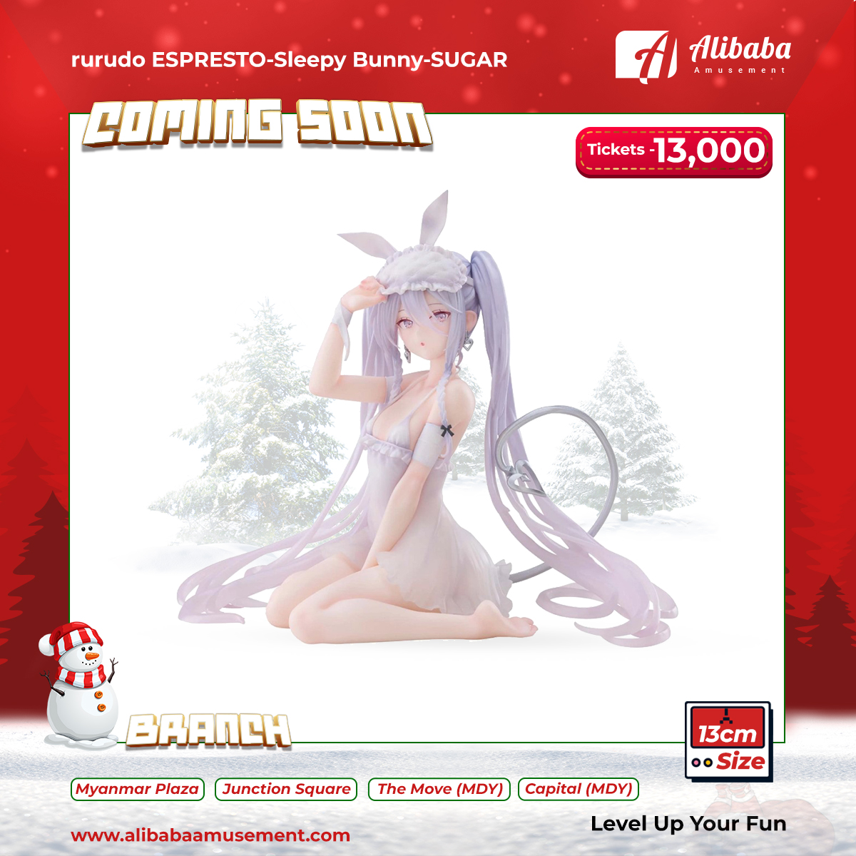 ‘rurudo ESPRESTO-Sleepy Bunny-SUGAR