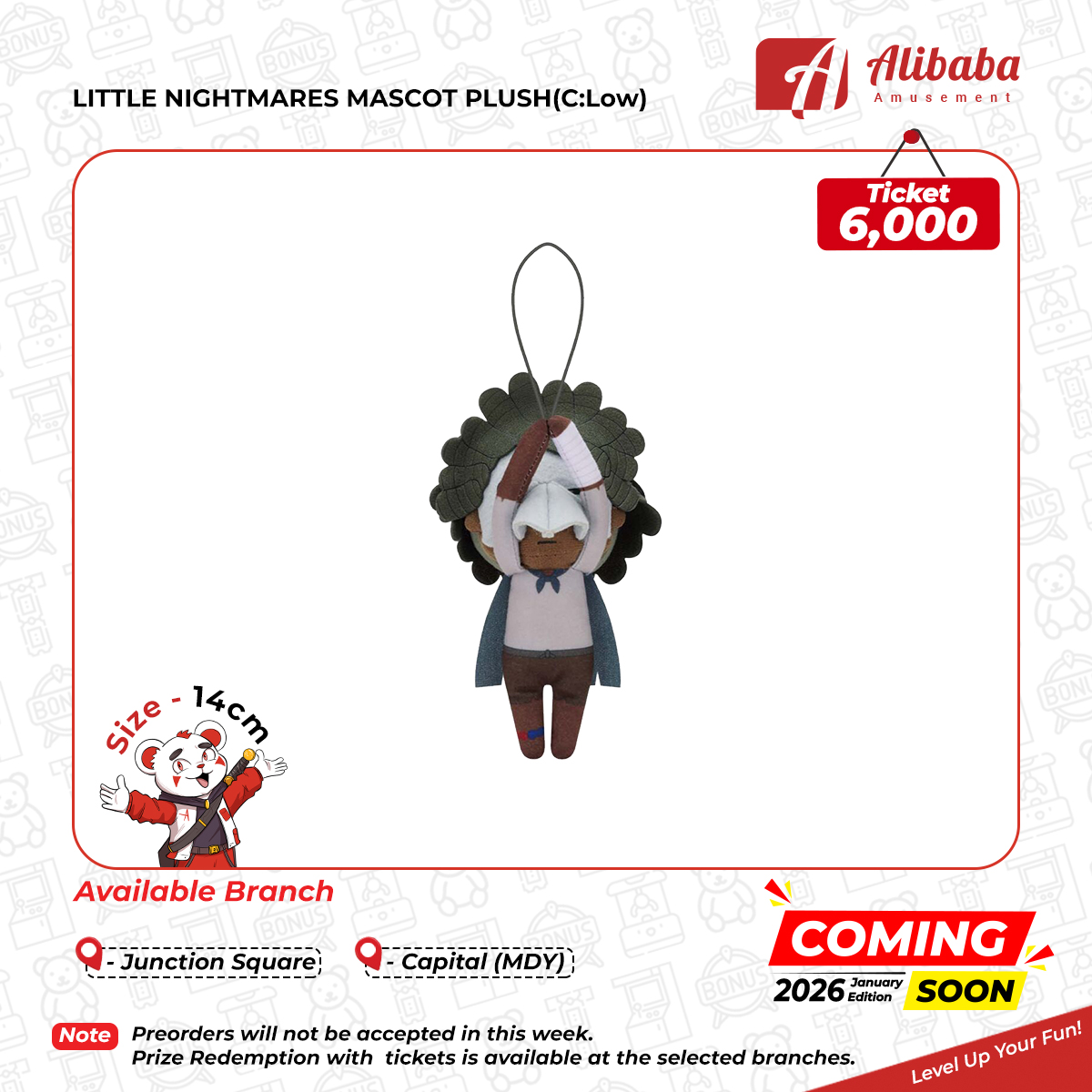 LITTLE NIGHTMARES MASCOT PLUSH(C:Low)