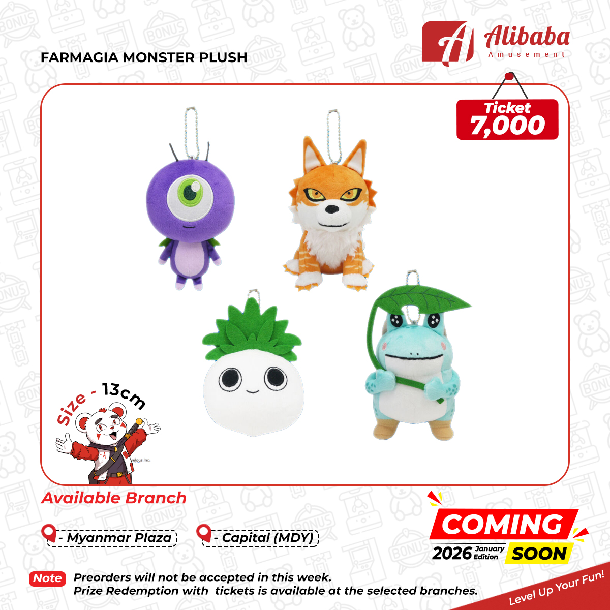 FARMAGIA MONSTER PLUSH
