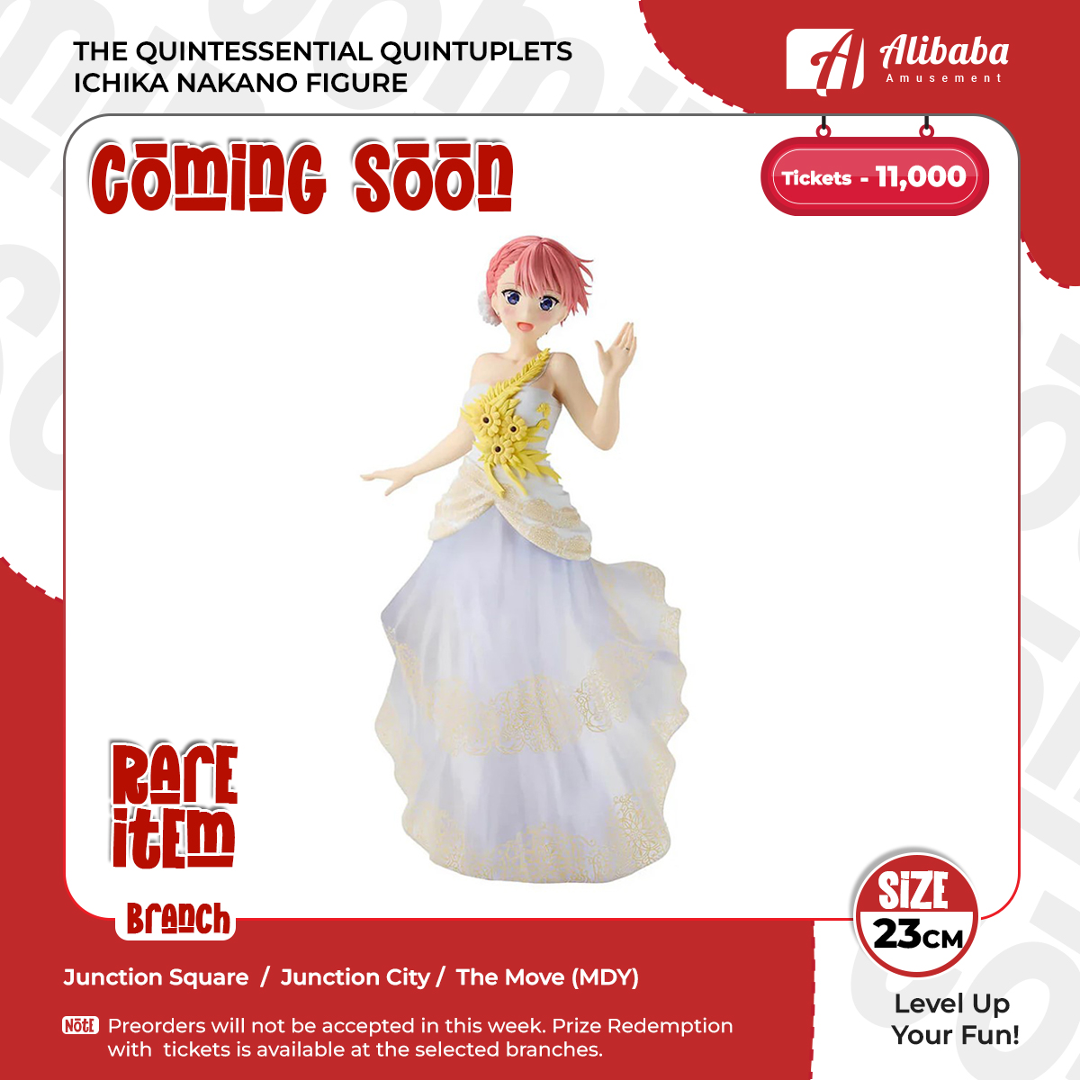 THE QUINTESSENTIAL QUINTUPLETS＊ ICHIKA NAKANO FIGURE THE QUINTESSENTIAL QUINTUPLETS Animation Original Art Exhibition ver.