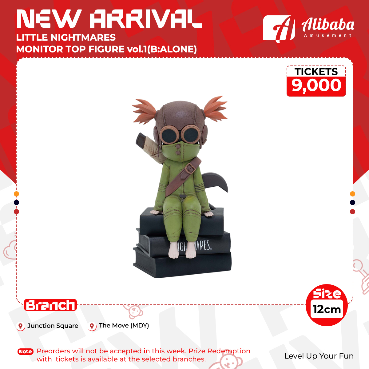 LITTLE NIGHTMARES MONITOR TOP FIGURE vol.1(B:ALONE)
