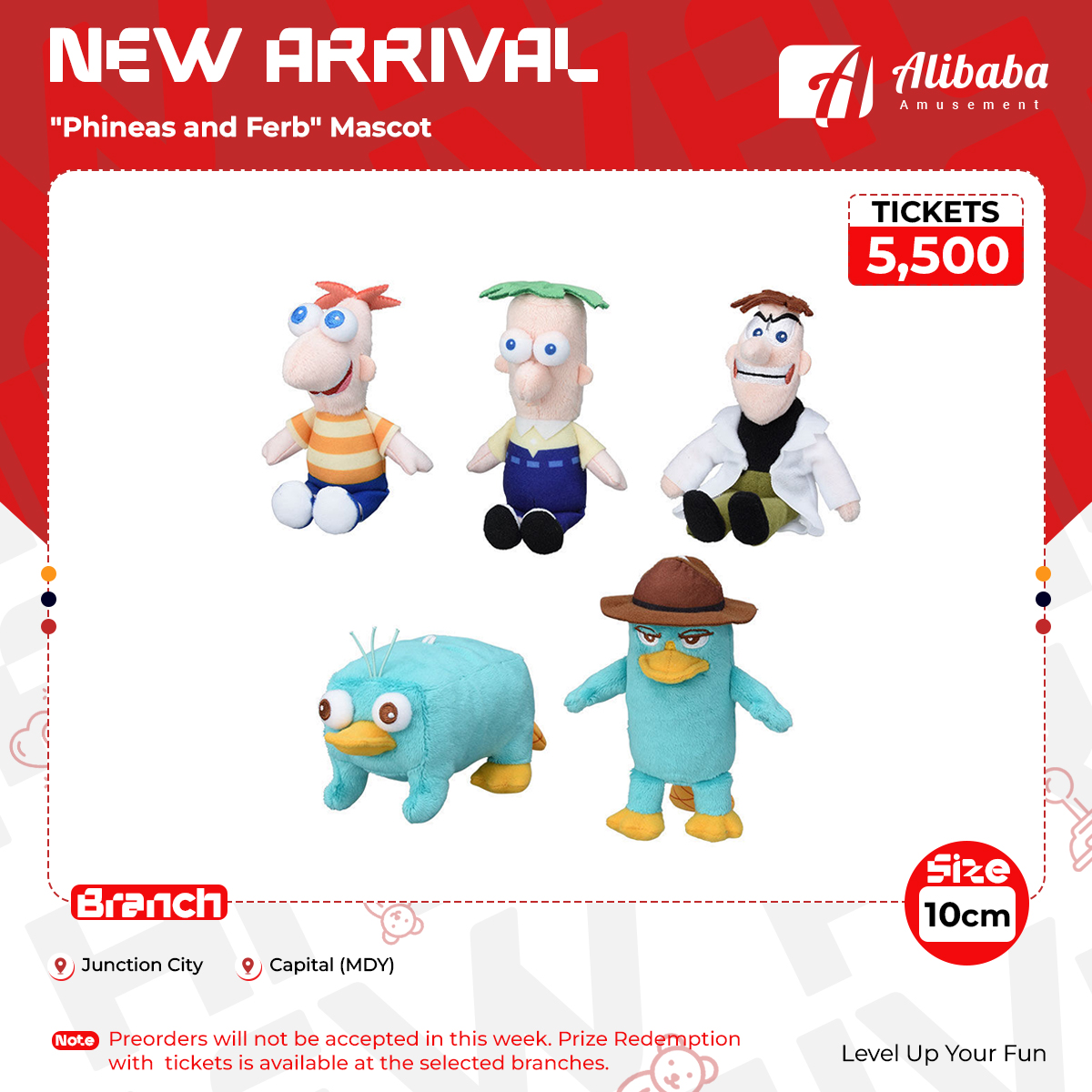 “Phineas and Ferb” Mascot