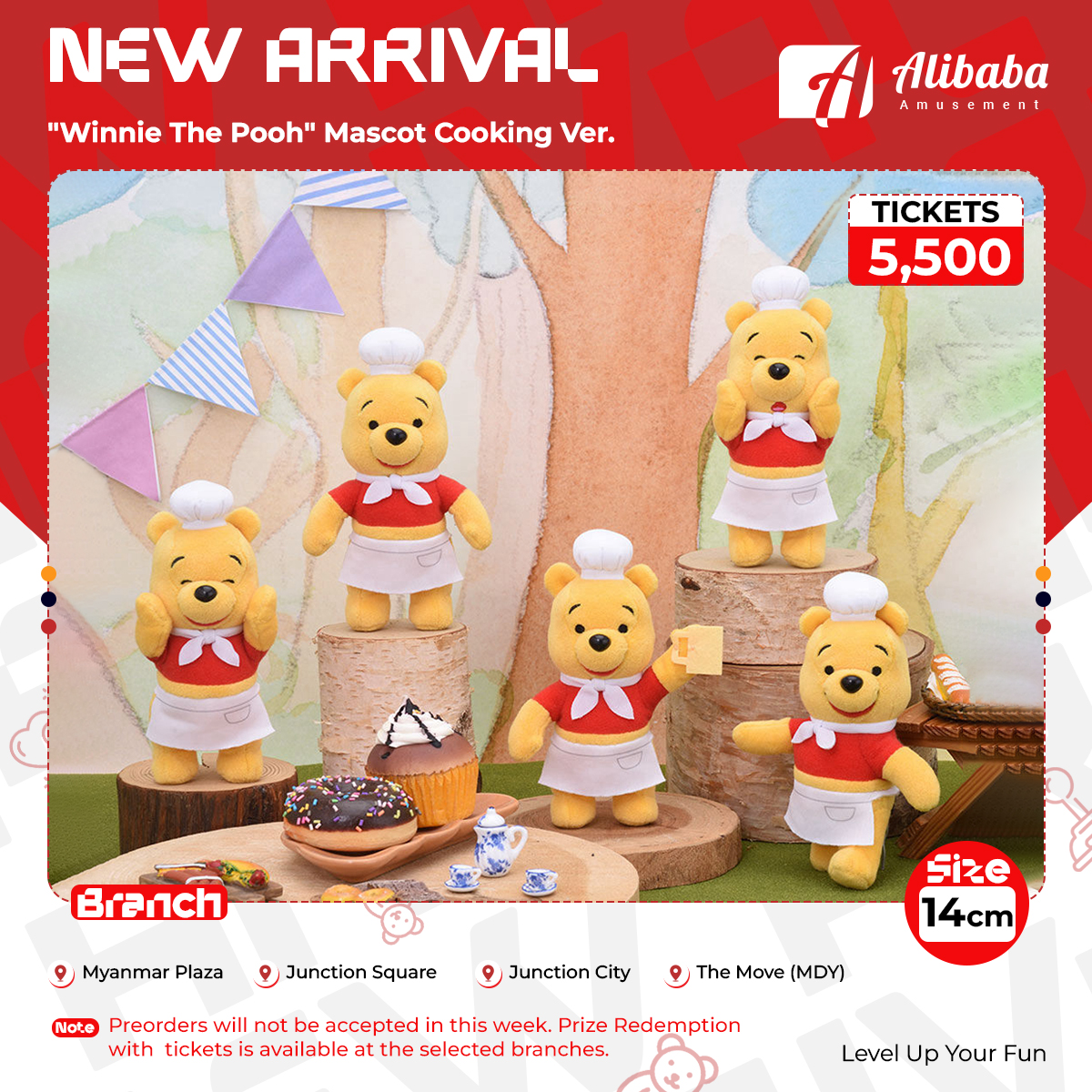 “Winnie The Pooh” Mascot Cooking Ver.