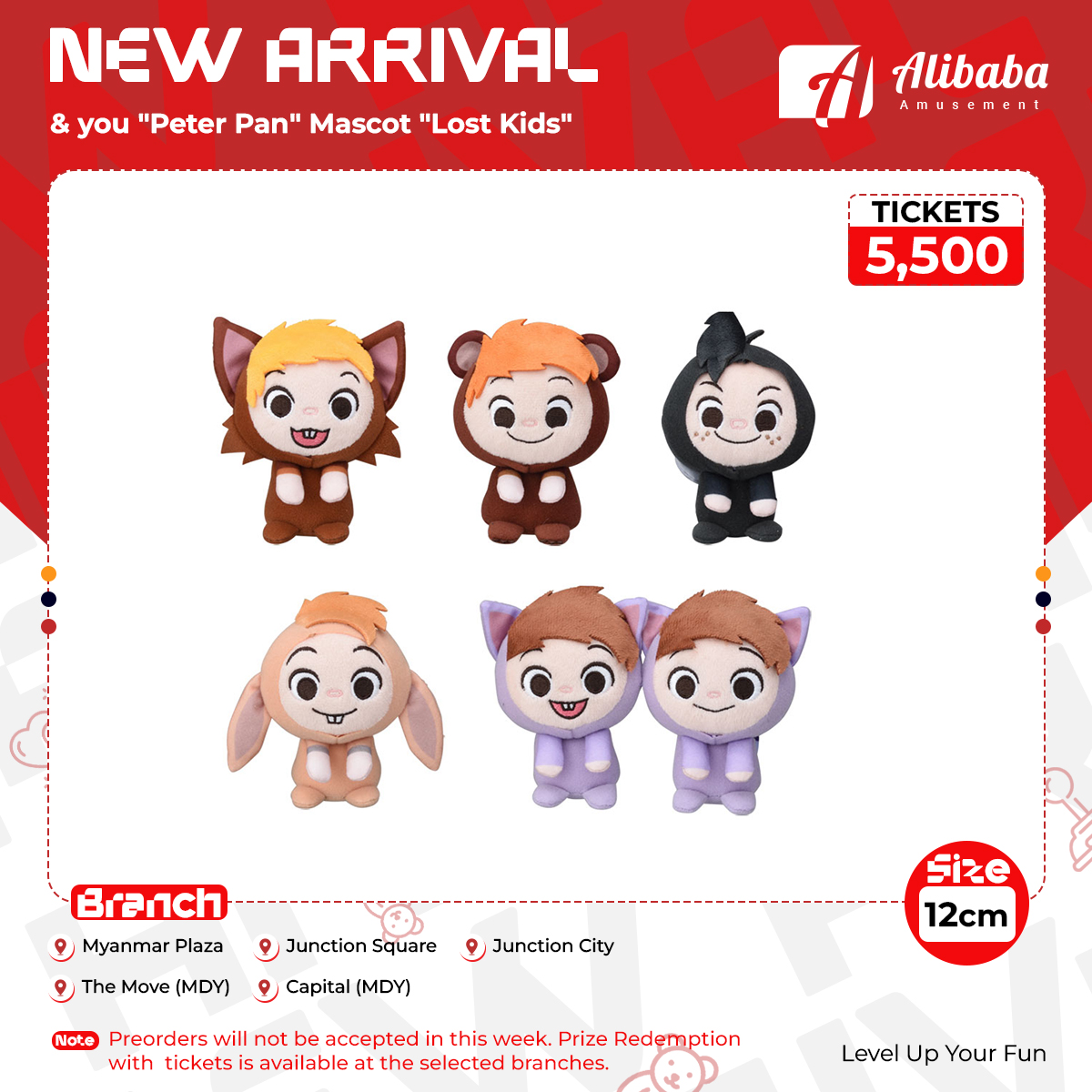 & you “Peter Pan” Mascot “Lost Kids”