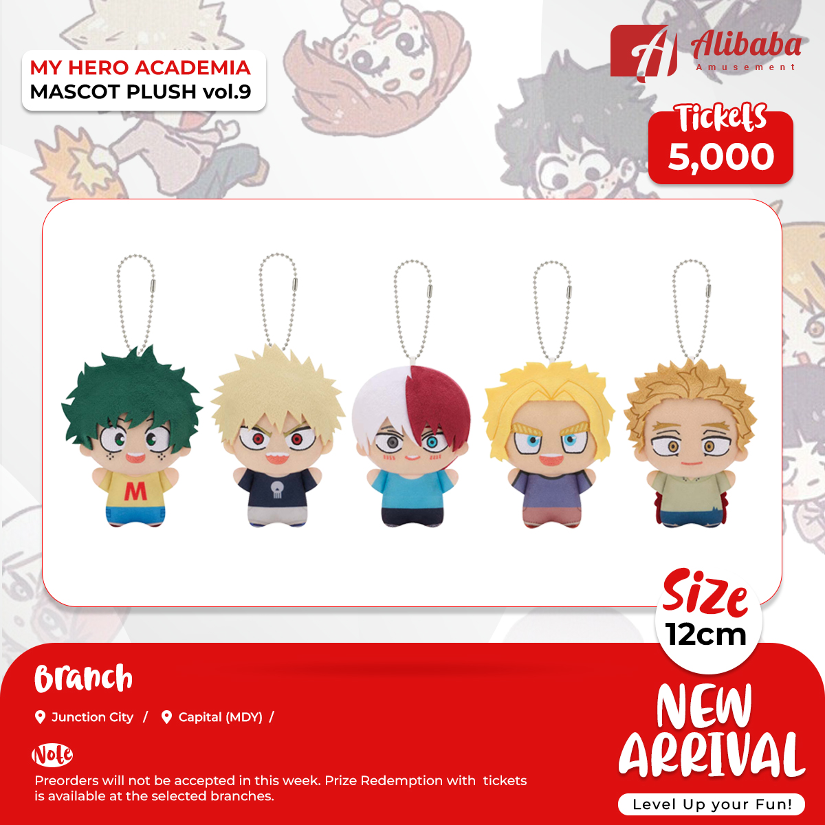 MY HERO ACADEMIA MASCOT PLUSH vol.9
