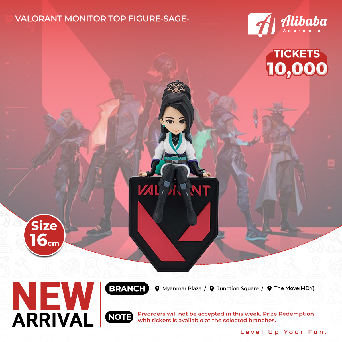 VALORANT MONITOR TOP FIGURE-SAGE-