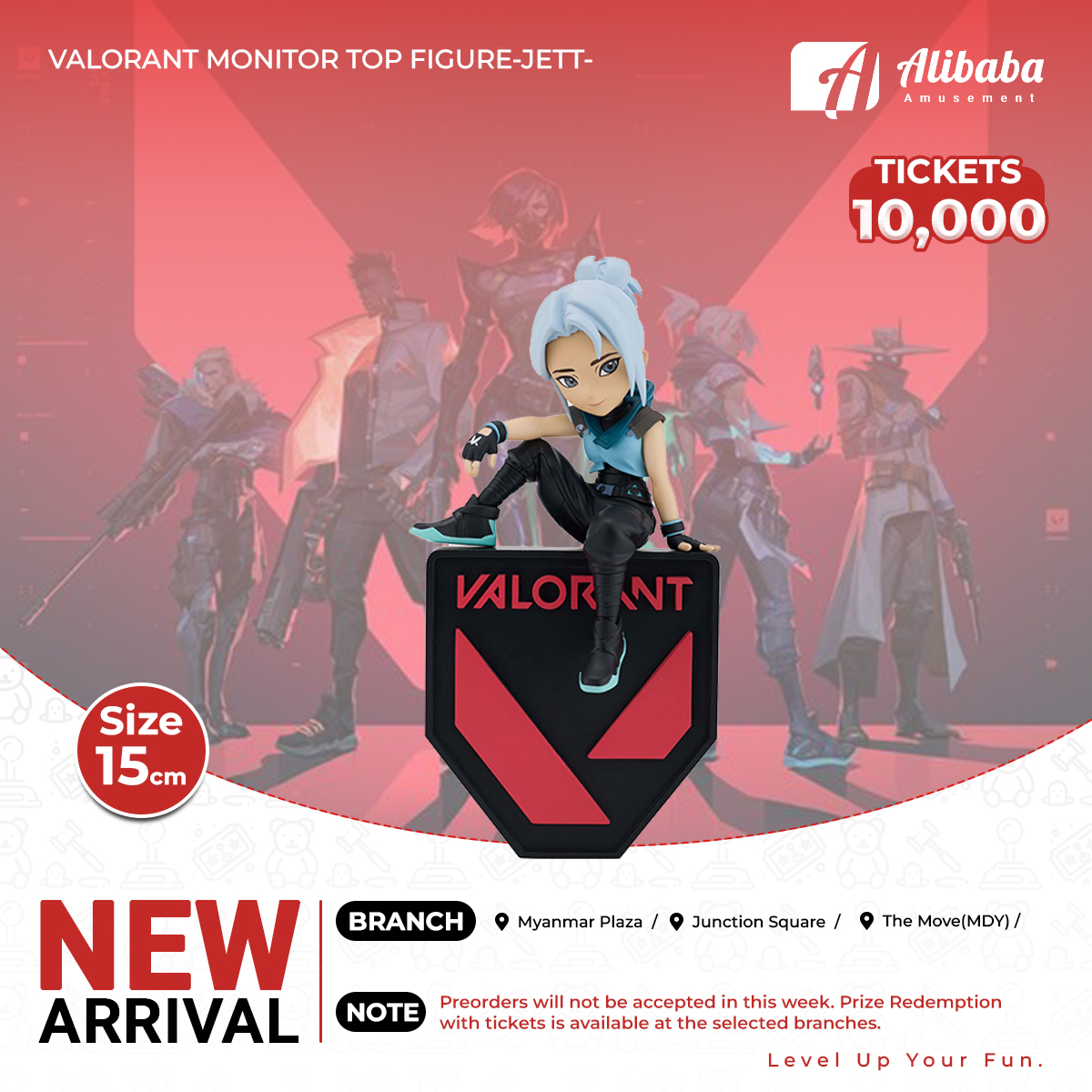 VALORANT MONITOR TOP FIGURE-JETT-